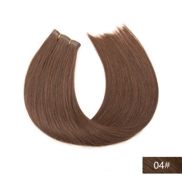 Long Tape Weft Human Hair Extensions 12