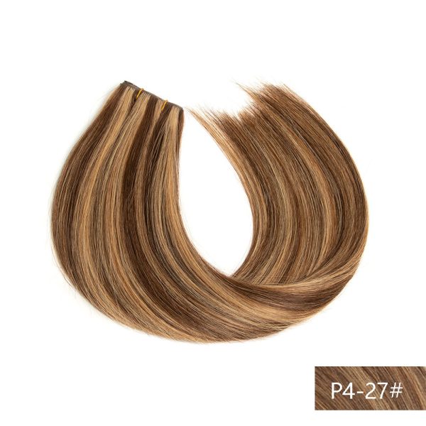 Long Tape Weft Human Hair Extensions 12