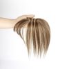 Real Human Hair Toppers for Women Daily 360° Bangs 3D Hair Pieces with Thinning Hair Bangs20, 25, 30, 35cm