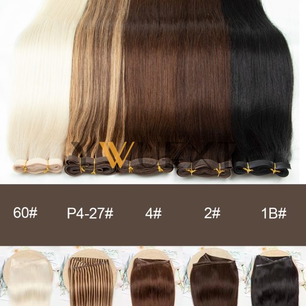 Long Tape Weft Human Hair Extensions 12
