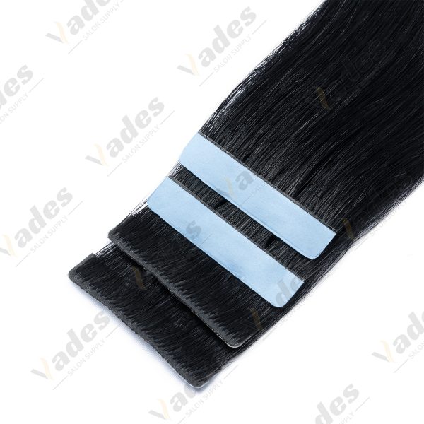 YWUEXT Tape in Hair Extensions Human Hair Skin Weft Seamless Invisible Silky Straight with Thick Ends Remy Human Hair 12-22inch