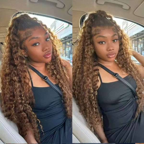 S18d4621474cc4f07a03c877cea51133ap Highlight Wig Human Hair Water Wave Lace Front Wig 13x6 Hd Lace Frontal Wig 13x4 Lace P427 Colored Hair Wigs Loose Deep Wig