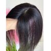 No-Clip Human Hair Topper 8x11cm Silk Base Skin Like Toppers with Bangs Breathable Realistic Skin-Like Hairpart Free Part 25cm