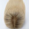 Ombre Blonde Human Hair Medical Wig Silk Top PU Silicone Around Soft Fabric Net Virgin European Hair Women Wig with Baby Hair
