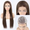 Medical Wigs For Women Remy Human Hair HD Swiss Lace Front Wig Straight Brown Human Hair Wigs For Women Daily Use Glueless Wig