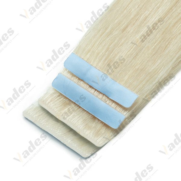 YWUEXT Tape in Hair Extensions Human Hair Skin Weft Seamless Invisible Silky Straight with Thick Ends Remy Human Hair 12-22inch