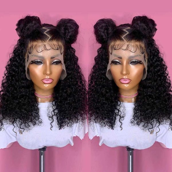 Short Bob Deep Water Wave 13x6 Hd Lace Frontal Wigs 7x5 Glueless Curly Wigs 100 Human Hair Wig For Women 250% Density 14 16 Inch