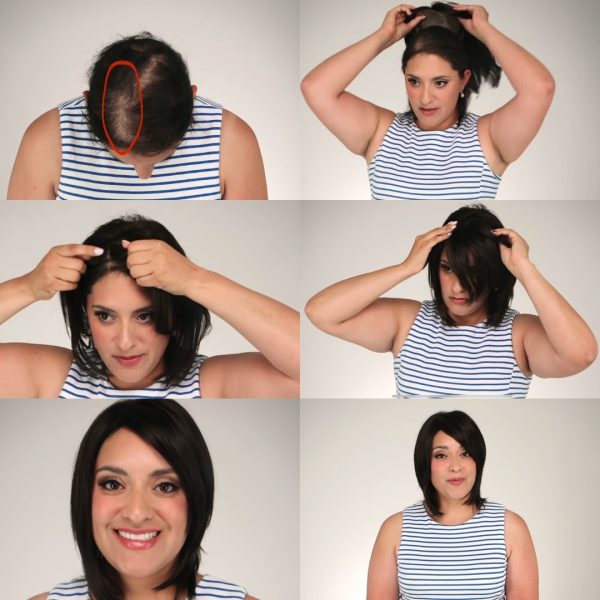 Hair Topper Human Hair With Clips Machine-Remy Hair Toppers For Woman Natural Topper Włosy For Thin Hair One Piece Toppers