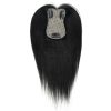 Hair Topper Human Hair With Clips Machine-Remy Hair Toppers For Woman Natural Topper Włosy For Thin Hair One Piece Toppers