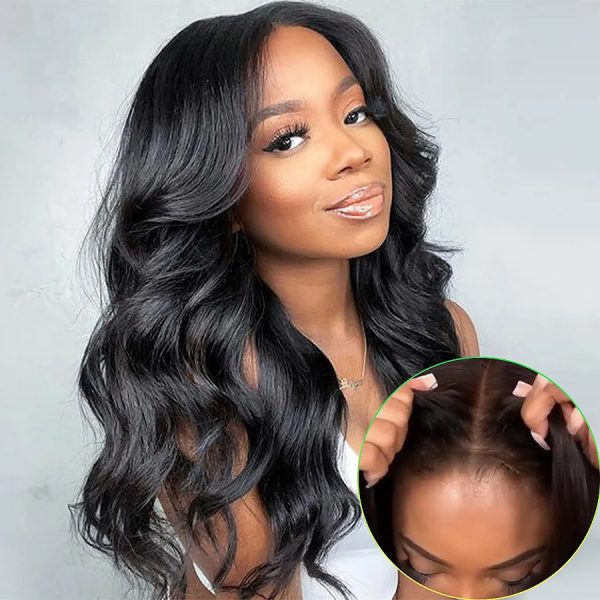 5x5 Hd Transparent Lace Frontal Glueless Preplucked 30 Inch Body Wave Wigs Human Hair 4x4 Lace Front Wig Ready to Wear for Women
