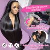 Straight Lace Front Wigs Human Hair 250% Density 13x4 13x6 Full Frontal Transparent 5x5 HD Lace Wigs Glueless Wigs With Hairline