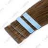 YWUEXT Tape in Hair Extensions Human Hair Skin Weft Seamless Invisible Silky Straight with Thick Ends Remy Human Hair 12-22inch