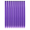 10PCS/Pack Colored Party Highlights Clip in Hair Extensions for Girls 22 Inches Omber colors Straight Hair Synthetic 1pcs2026