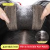 New Seamless Forehead Coverage No Clip Toppers Human Hair Fringe Bangs Magic Paste Hair Toppers For Women Cover Sparse Hair