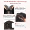 New Seamless Forehead Coverage No Clip Toppers Human Hair Fringe Bangs Magic Paste Hair Toppers For Women Cover Sparse Hair