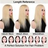 613 Blonde Human Hair Toppers 5x5inch Durable Mono Base 14 16 18 inch 130% Denisty Seamless Linepart Can be Dyed & Restyled